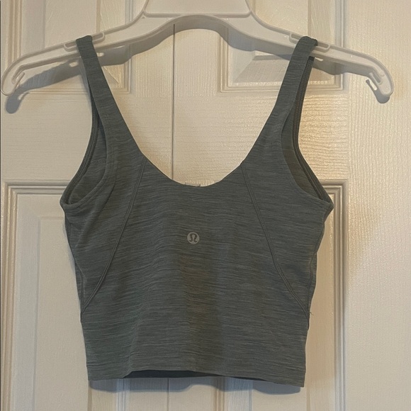 Lululemon Heather Green Align Padded Tank -Size 2 - Picture 6 of 16